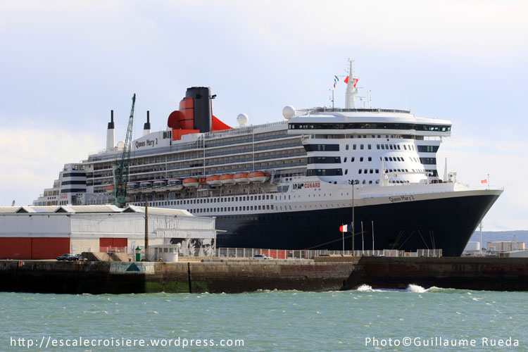 Le Havre Terminal croisière - Queen Mary 2 - 13 octobre 2012