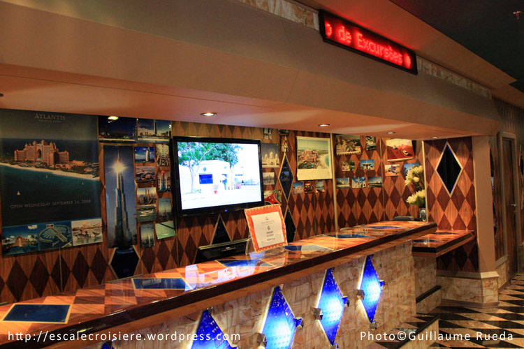 Costa Favolosa - Le bureau des excursions