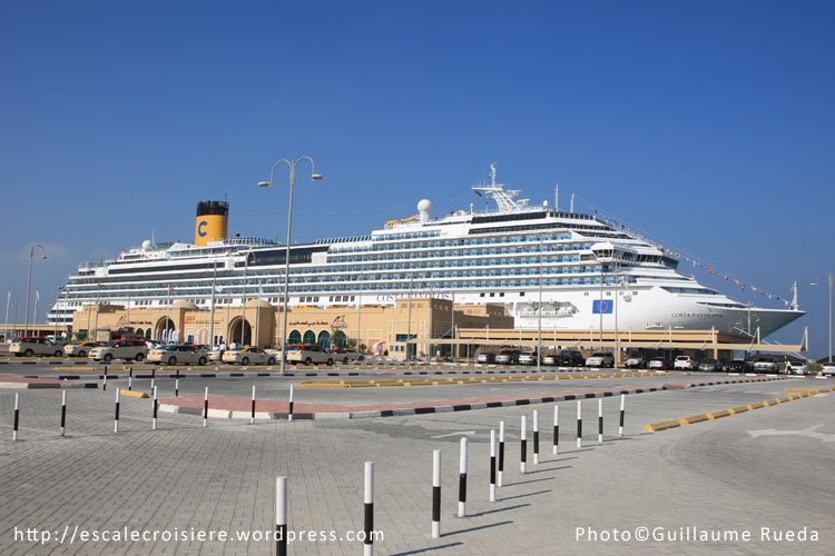 Dubaï : Gare maritime de Port Rashid - Costa Favolosa à quai