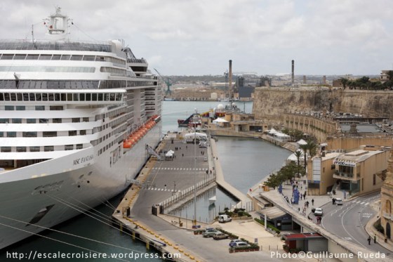 MSC Fantasia à quai - La Valette - Malte