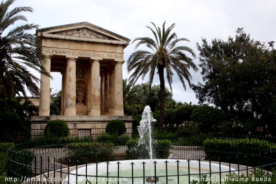 Upper Barrakka gardens La Valette - Malte