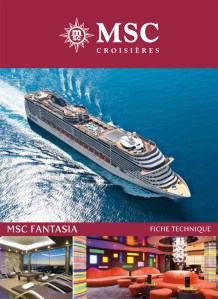MSC Fantasia - Fiche technique