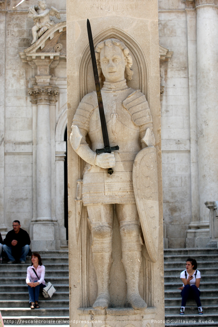 Dubrovnik - colonne de Roland