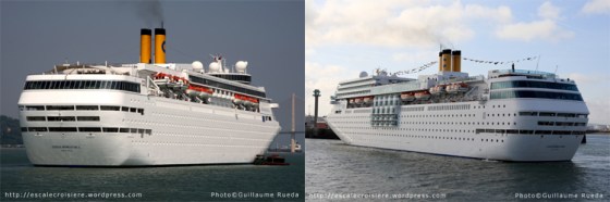 Du Costa Romantica au Costa neoRomantica