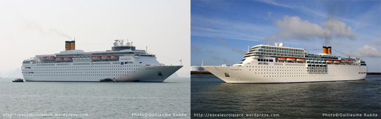 Du Costa Romantica au Costa neoRomantica