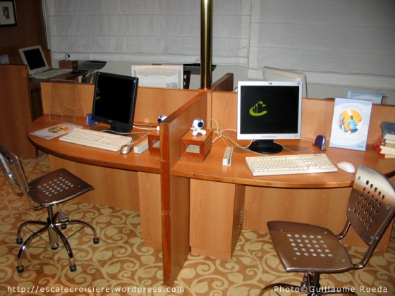 Costa Romantica -Espace Internet