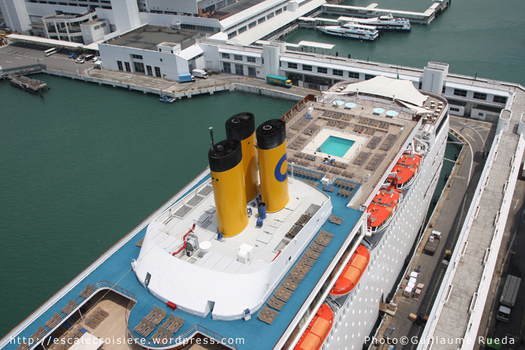 Costa Romantica - Piscine arrière