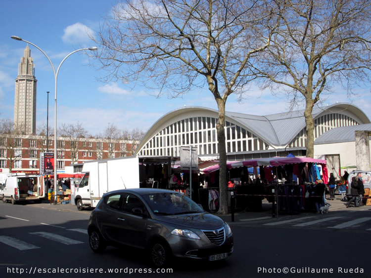 Le Havre - marché place des Halles