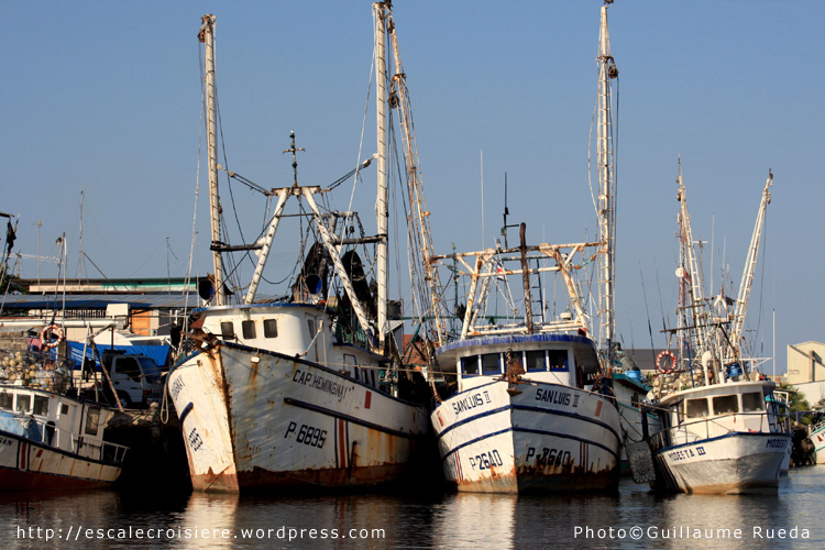 Puntarenas - bateaux de pêche