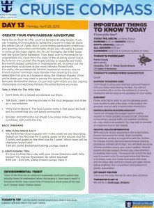 Cruise Compass - Vision of the Seas