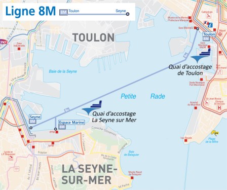 Toulon - La Seyne sur Mer - Accès croisière