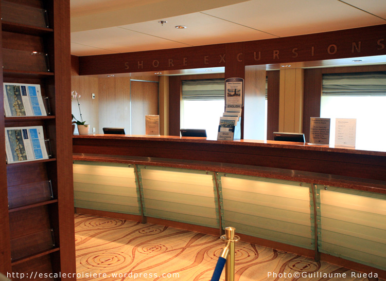 Bureau des Excursions - Celebrity Infinity