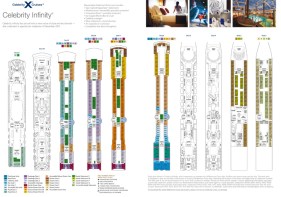 Celebrity Infinity - Plan des ponts