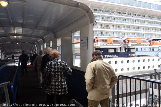 Embarquement à bord du Celebrity Infinity