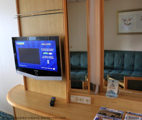 Liberty of the Seas - vue depuis une cabine avec balcon