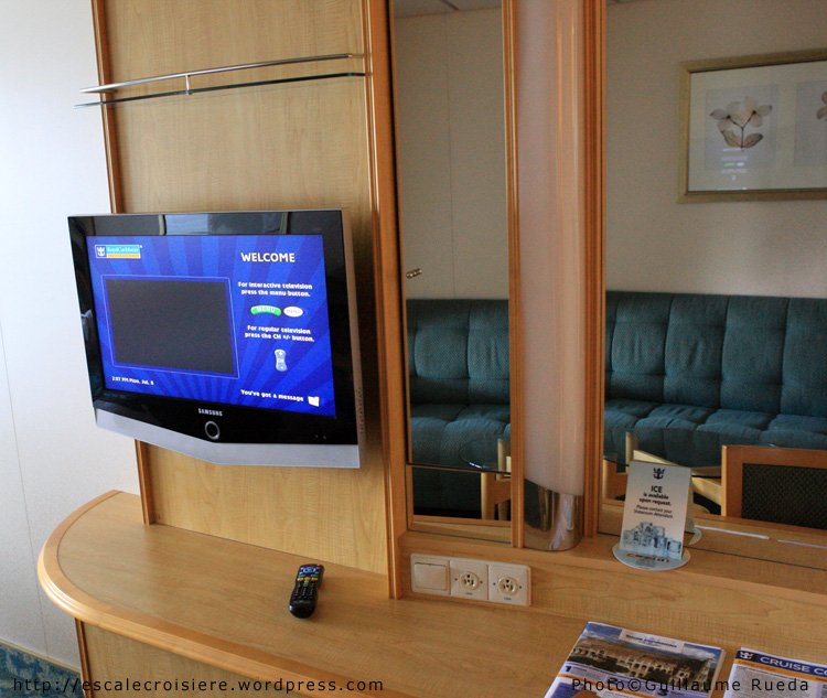 Liberty of the Seas - vue depuis une cabine avec balcon