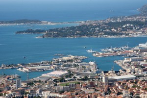 Rade de Toulon depuis le Mont Faron