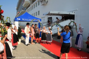 Royal Princess - Accueil des croisiéristes à Toulon