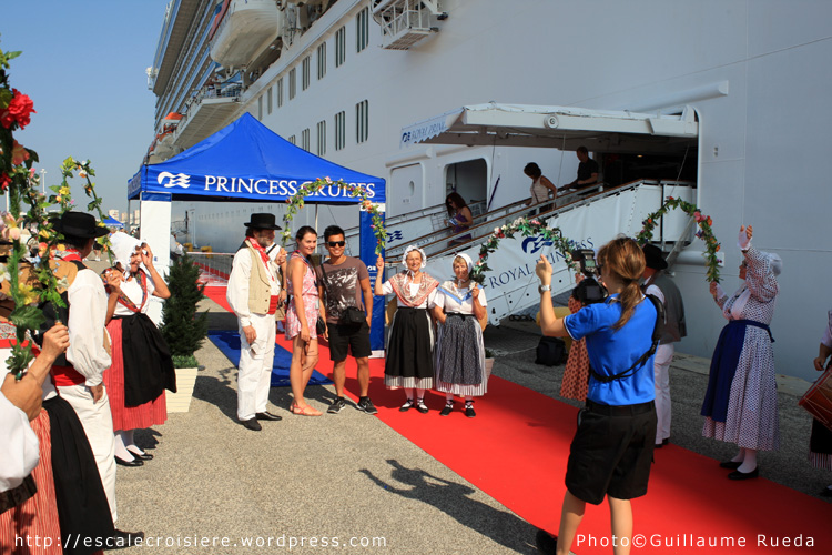 Royal Princess - Accueil des croisiéristes à Toulon