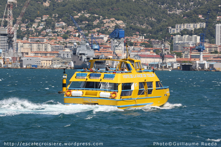Visite de la rade de Toulon en bateaau