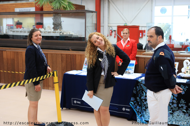 MSC Opera - Accueil Embarquement