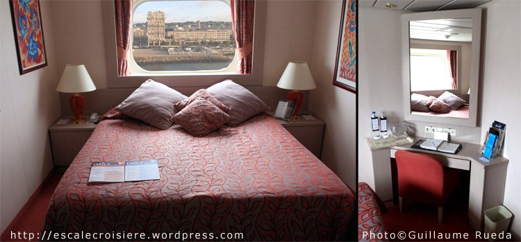 MSC Opera - Cabine extérieure hublot