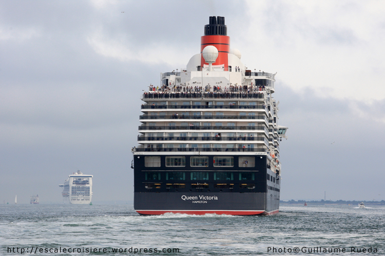 Queen Victoria - Caribbean Princess - Southampton