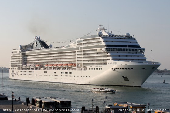 MSC Musica - Arrivée à Venise 1