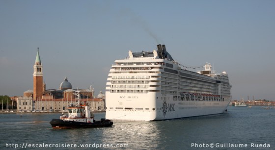 MSC Musica - Arrivée à Venise