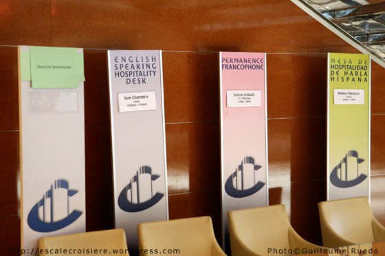 Costa Victoria - Bureau d'Information