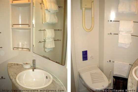 Costa Victoria - Cabine - Salle de Bain