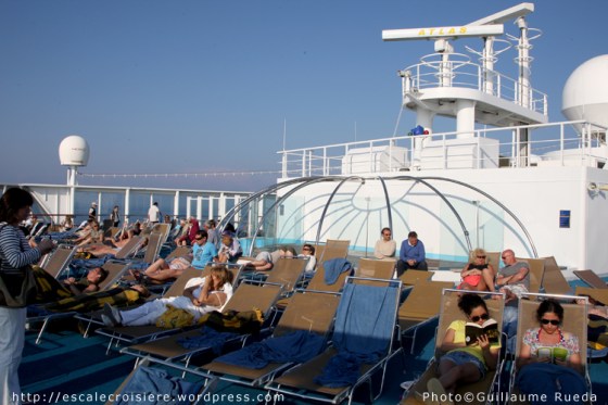 Costa Victoria - Pont extérieur - Solarium