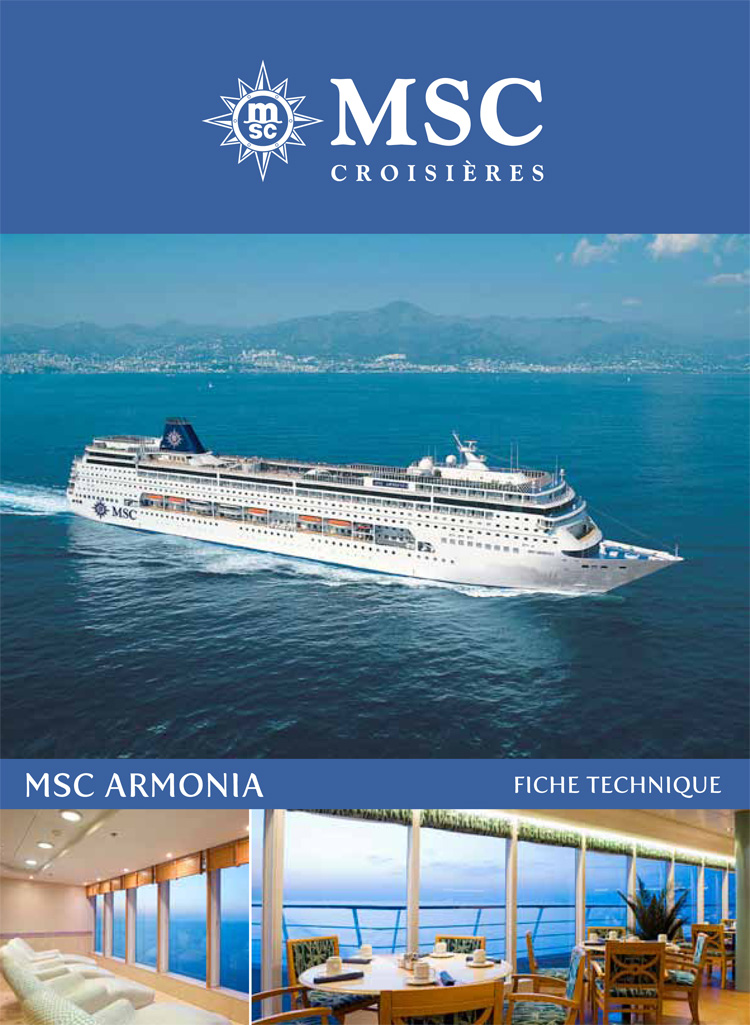 Fiche technique - MSC Armonia