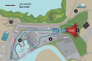 Plan Yas Express Abu Dhabi