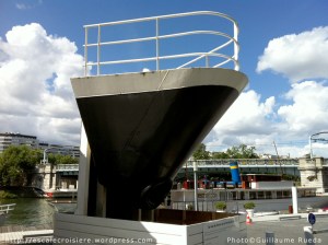 Paquebot France - Proue