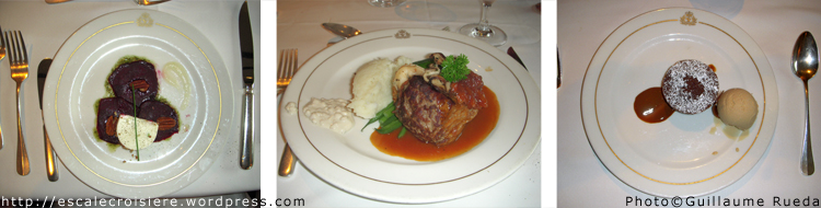 Queen Mary 2 - Menu -1