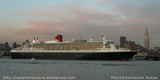 Queen Mary 2 - New York avril 2005