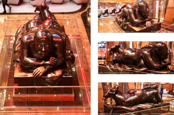 Costa Luminosa - Donna sdraiata