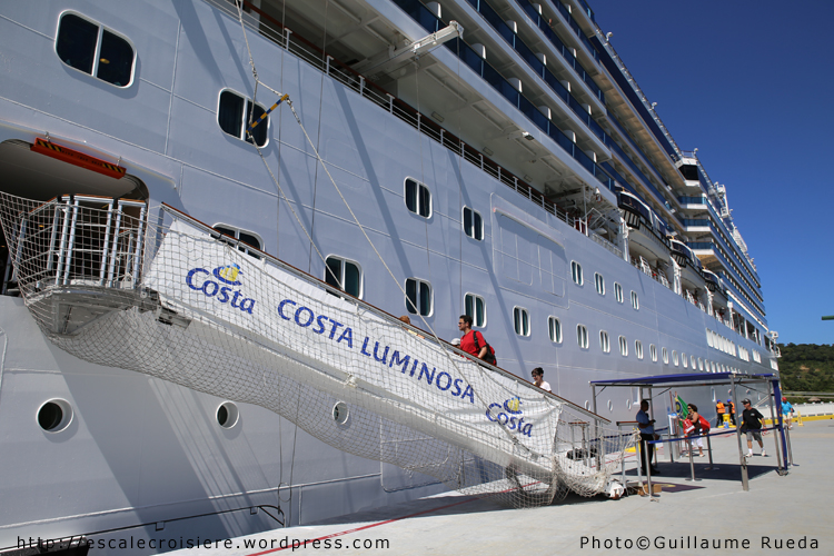 Costa Luminosa - Embarquement