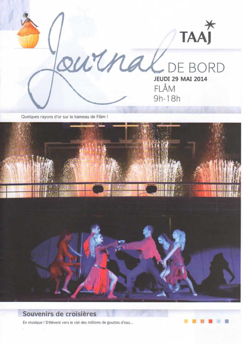 Journal de bord TAAJ de l'escale à Flåm