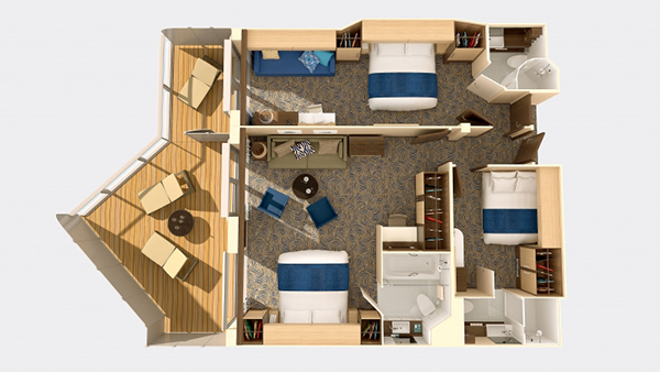 Quantum of the Seas - cabines communicantes