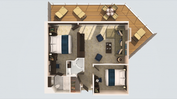 Quantum of the Seas - cabines communicantes