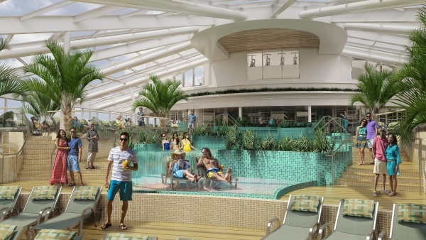 Quantum of the Seas - Piscine intérieure