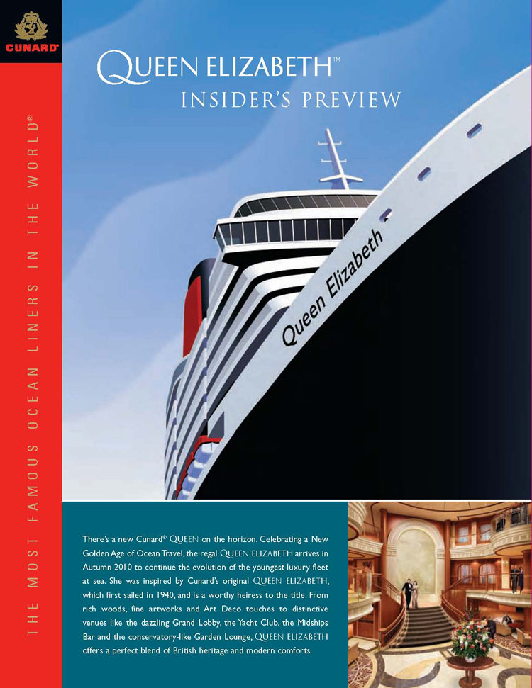 Plan des ponts du Queen Elizabeth