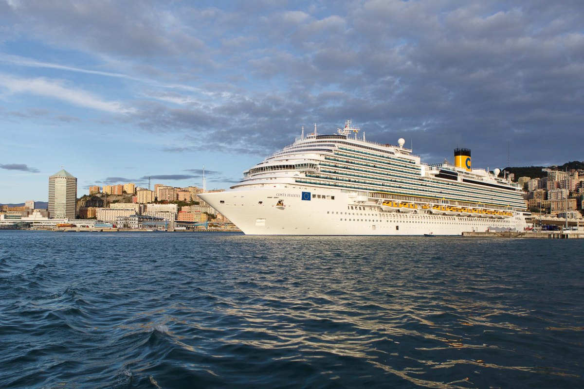 Costa Diadema - arrivée à Gênes 2014-11-07