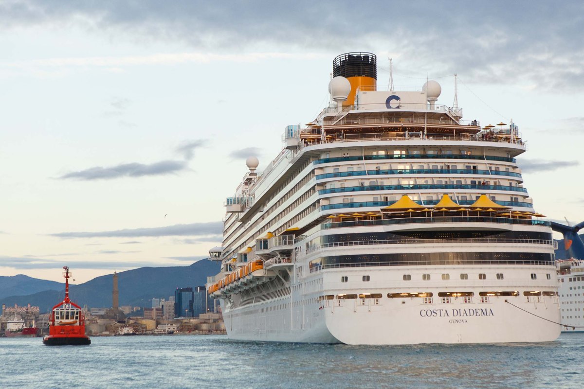 Costa Diadema - arrivée à Gênes 2014-11-07