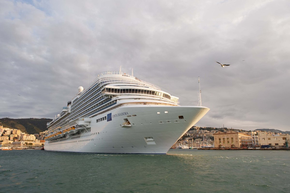 Costa Diadema - arrivée à Gênes 2014-11-07
