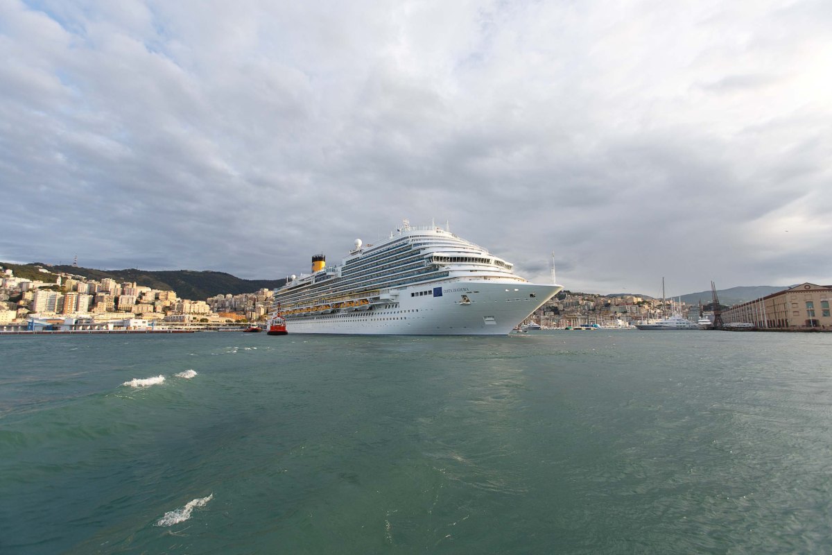 Costa Diadema - arrivée à Gênes 2014-11-07