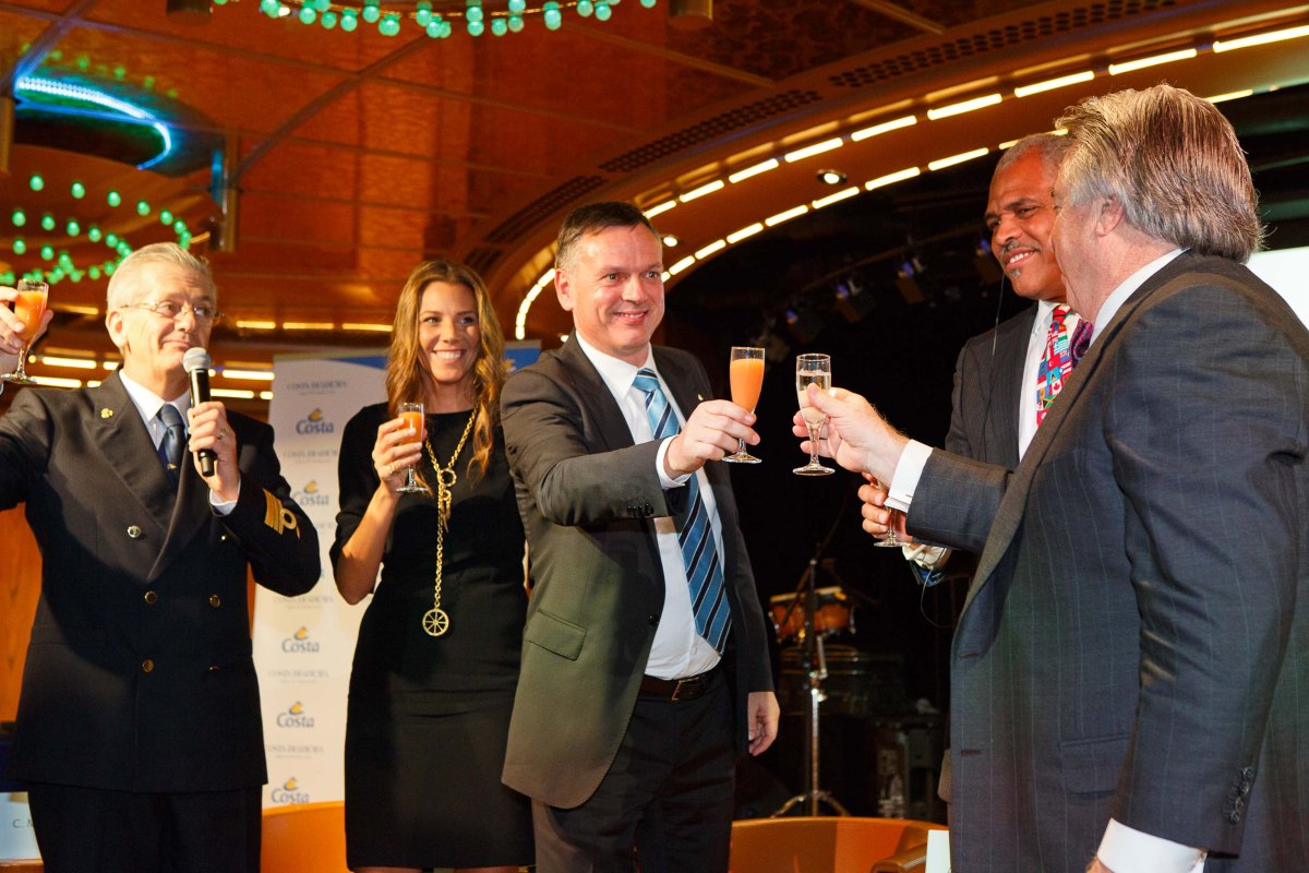 Costa Diadema - Baptême à Gênes 2014-11-07