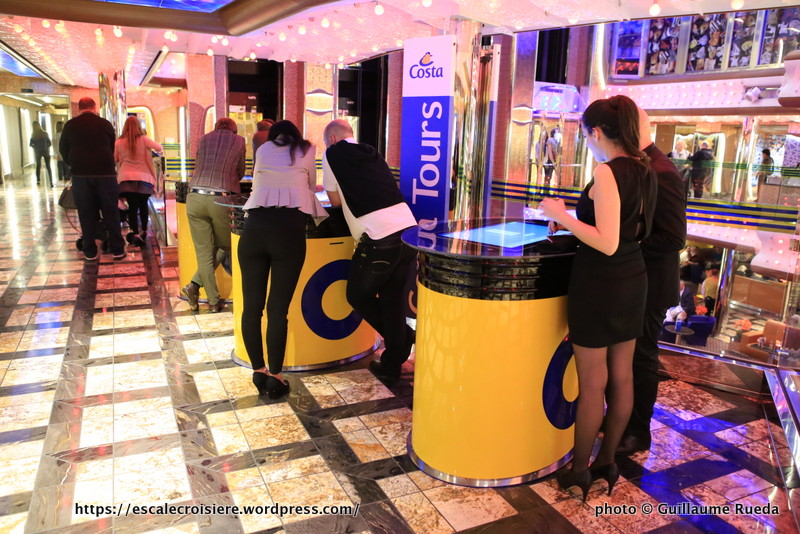 Costa Diadema - bureau des excursions